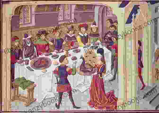 A Depiction Of A Medieval Banquet, With Guests Feasting On Exotic And Elaborate Dishes. Mexican Cookbook 2024: Recipes For Classic Disappearing And Lost Dishes