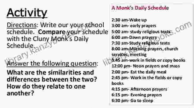 A Monk Following A Daily Schedule How To Live Like A Monk: Medieval Wisdom For Modern Life