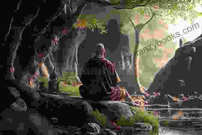 A Monk Meditating In A Serene Setting How To Live Like A Monk: Medieval Wisdom For Modern Life