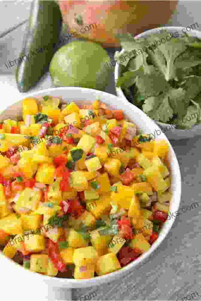 A Mouthwatering Tropical Fruit Salsa Made With Mangoes, Pineapple, Papaya, And Red Onion, Served With Tortilla Chips 150 Tropical Fruit Recipes: Make Cooking At Home Easier With Tropical Fruit Cookbook