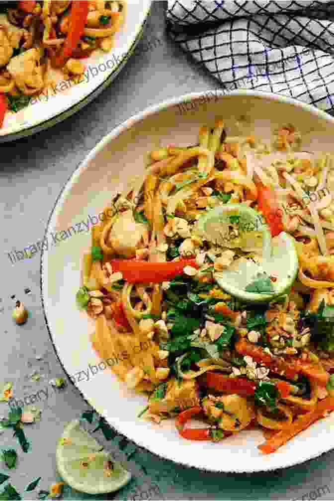 A Plate Of Pad Thai Noodles With Shrimp, Peanuts, And Bean Sprouts Pacific Rim Recipes: Recipes Remind You About The Pacific Rim