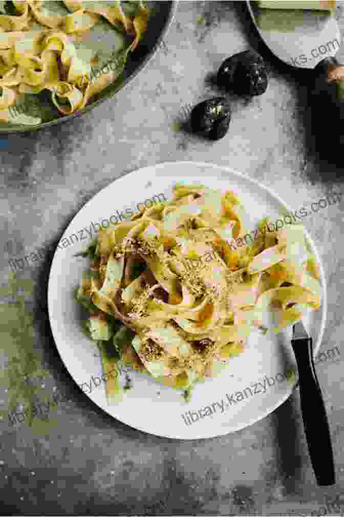 A Plate Of Tagliatelle Topped With A Rich Truffle Cream Sauce, Garnished With Fresh Herbs Simple Truffle Recipes And Techniques: Types Of Truffle Recipes With Simplified Instruction