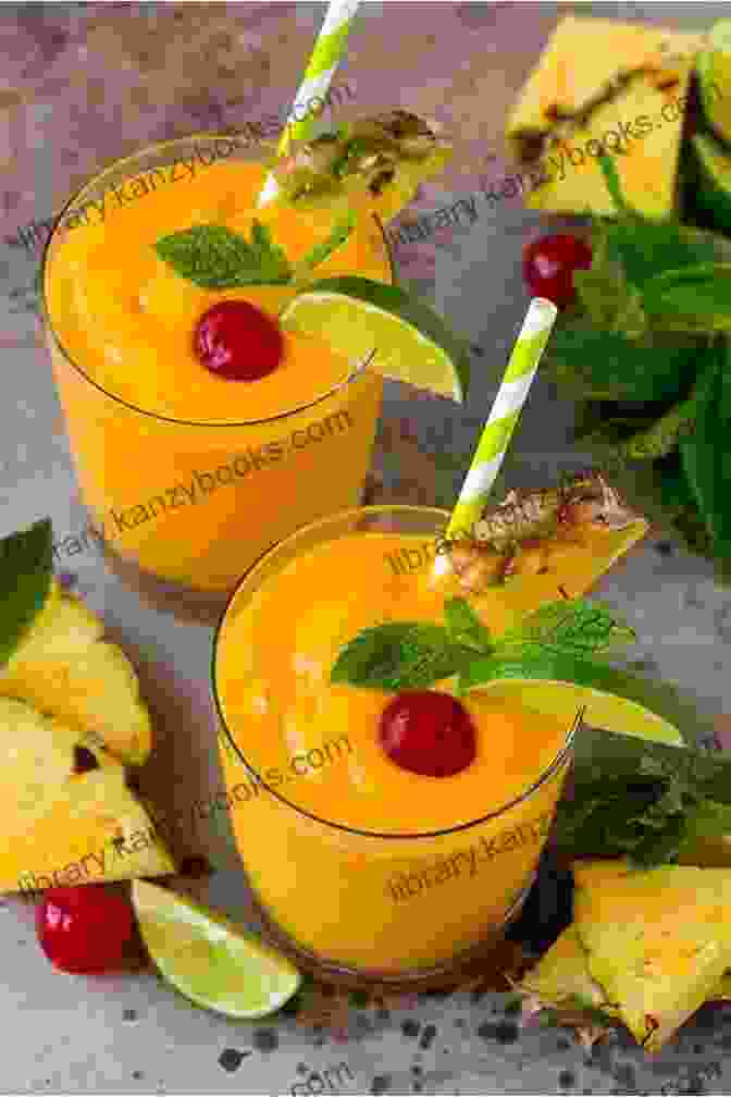 A Refreshing Tropical Fruit Smoothie Made With Pineapple, Mango, Banana, And Coconut Milk 150 Tropical Fruit Recipes: Make Cooking At Home Easier With Tropical Fruit Cookbook