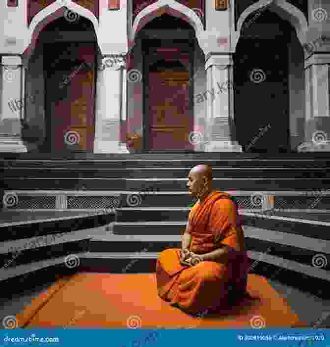 A Serene Monk Meditating In A Tranquil Temple How To Live Like A Monk: Medieval Wisdom For Modern Life