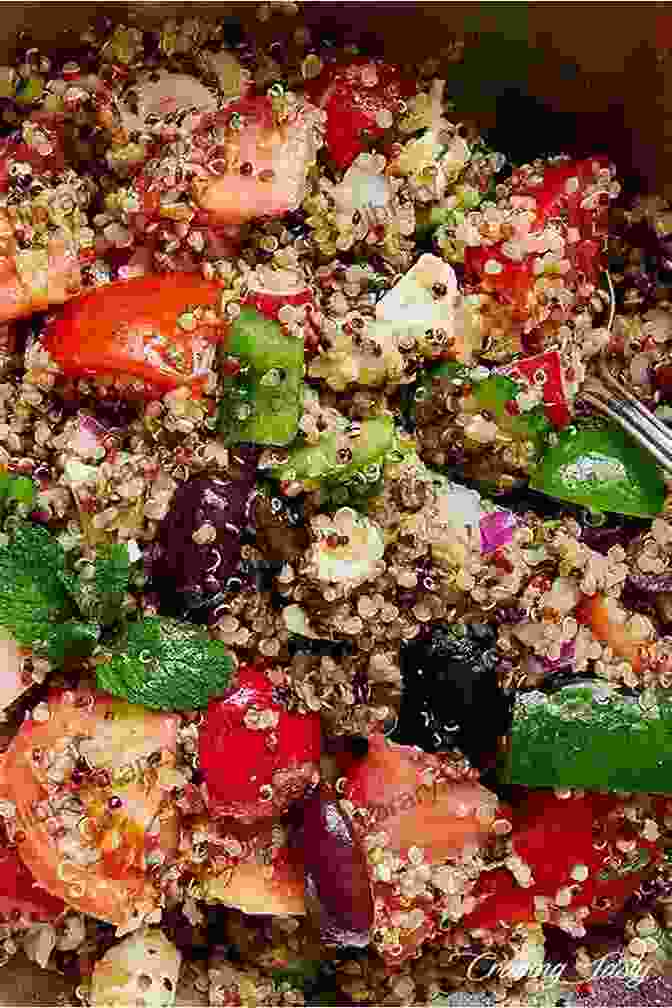 A Vibrant Quinoa Salad Topped With Fresh Vegetables And A Zesty Dressing The Lean And Green Diet Cookbook: Quick And Easy Dietary Approach To Rapid Weight Loss With Awesome Recipes