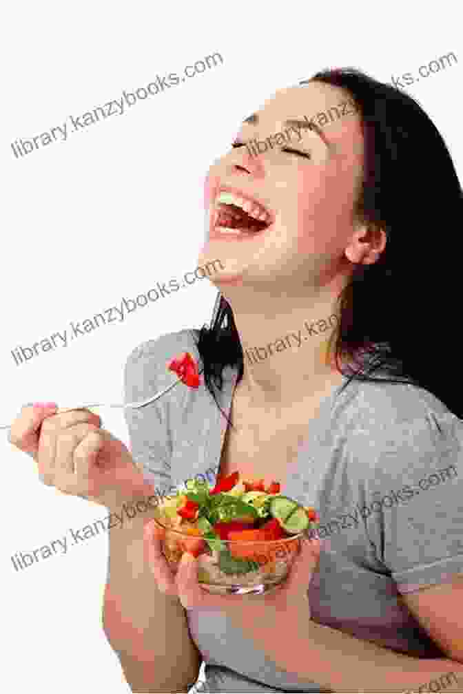 A Woman Smiling While Eating Healthy Fruits And Vegetables WOMEN S HEALTH: UNLEASH YOUR POTENTIAL