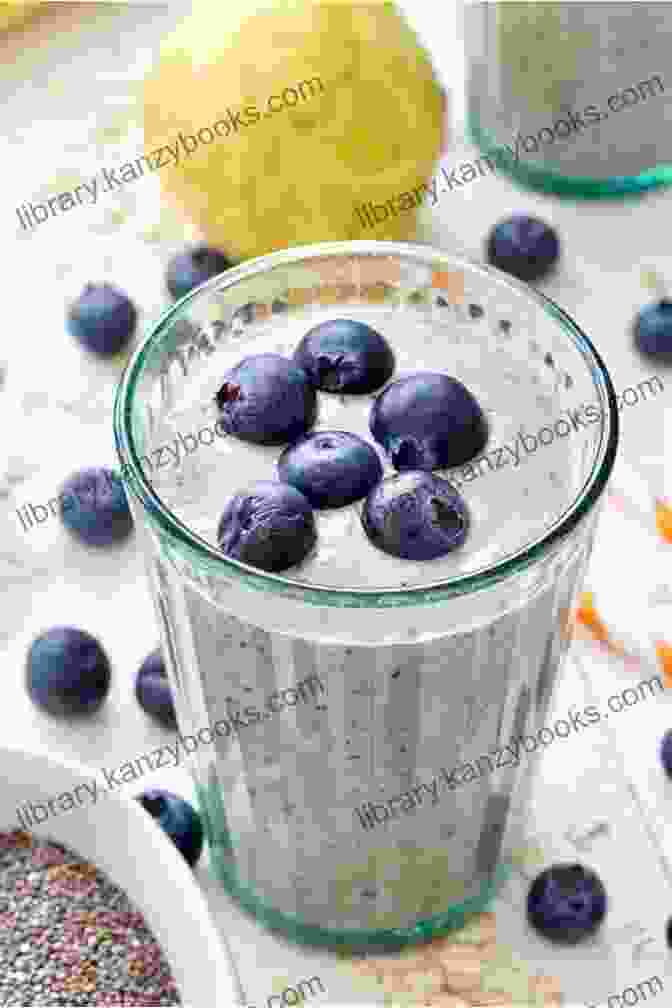 Blueberry And Oatmeal Smoothie With Chia Seeds Recipes For High Blood Pressure: Lower Blood Pressure Increase Well Being Cookbook And Guide For Hypertension