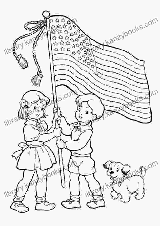 Children Reading The Children S About The Fourth Of July In Color