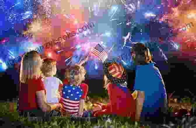 Children Watching Fireworks On The Fourth Of July The Children S About The Fourth Of July In Color