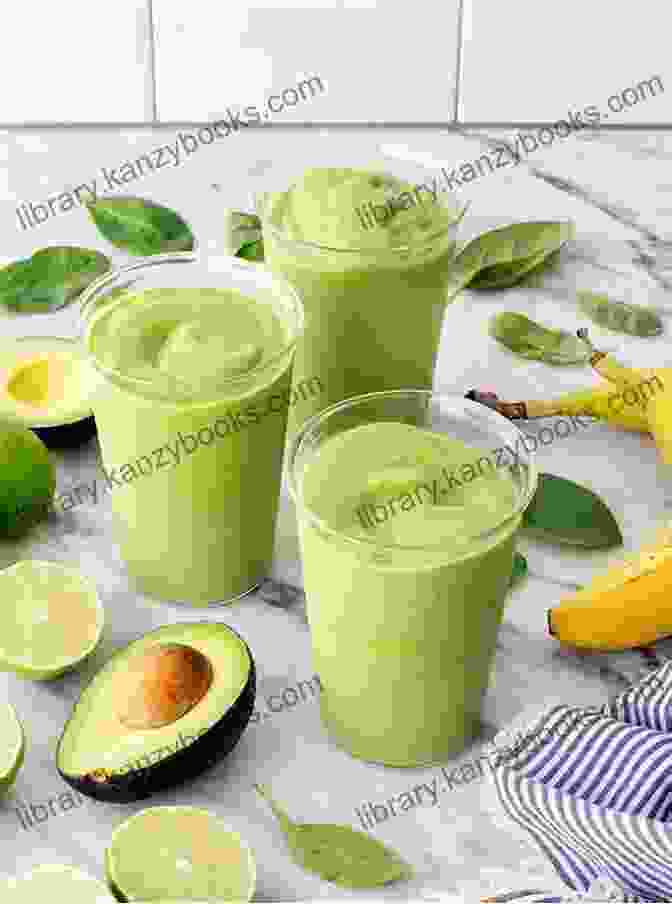 Creamy And Indulgent Smoothie With Kale, Avocado, And Nuts Healthy Easy Cooking: Healthy Kale And Delicious Smoothie Recipes