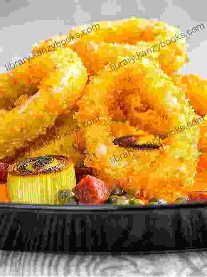 Crispy Calamari Rings Served With A Zesty Dipping Sauce Using Air Fryer: Simple Easy Recipes For Your Crispy Mood