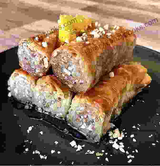 Golden And Crispy Baklava Pastry Lebanese Cuisine: Guide To Traditional Lebanese Cuisine: Lebanese Sweets And Desserts