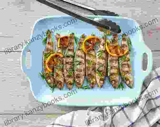 Grilled Sardines With Lemon And Herbs On A Wooden Platter 75 Mediterranean Fish Recipes: Making More Memories In Your Kitchen With Mediterranean Fish Cookbook