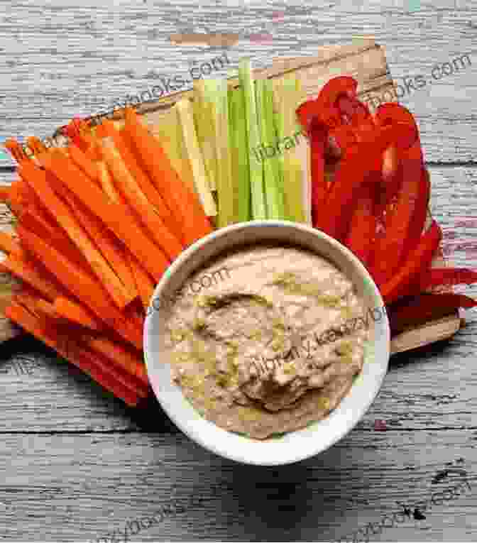 Hummus With Carrot And Celery Sticks DASH DIET COOKBOOK: Recipes To Help Lower Blood Pressure And Weight Loss Fast More Than 100 Healthy And Delicious Dash Diet Recipes For Breakfast Main Dish Snacks Dips Smoothies And Soups