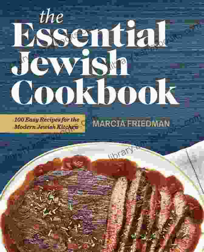 Jewish Cookbook Cover A Beautiful Cover Showcasing Traditional Jewish Dishes 202 Ultimate Jewish Recipes: Save Your Cooking Moments With Jewish Cookbook