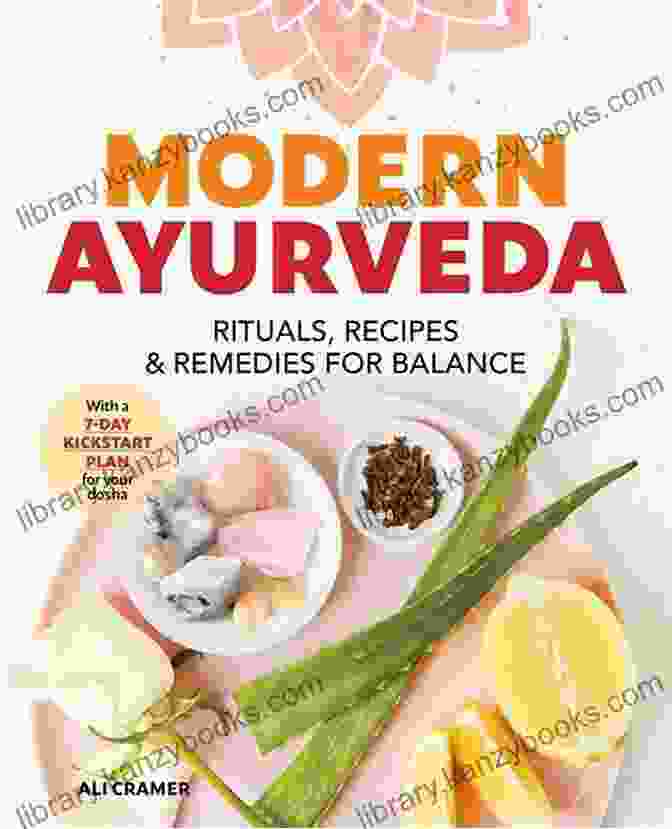 Modern Day Ayurveda Book Cover Featuring A Lotus Flower And Ancient Symbols The Self Healing Revolution: Modern Day Ayurveda With Recipes And Tools For Intuitive Living