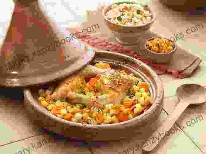 Traditional Moroccan Tagine With Colorful Vegetables And Meat Morrocan Cookbook: Guide To The Morrocan Food With The Delicious Recipes