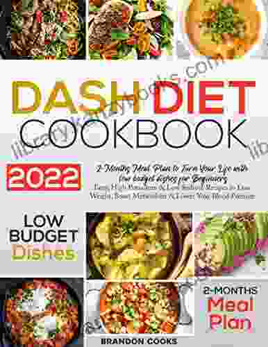 DASH DIET COOKBOOK: 2 Months Meal Plan To Turn Your Life With Low Budget Dishes For Beginners Tasty High Potassium Low Sodium Recipes To Lose Weight Boost Metabolism Lower Your Blood Pressure